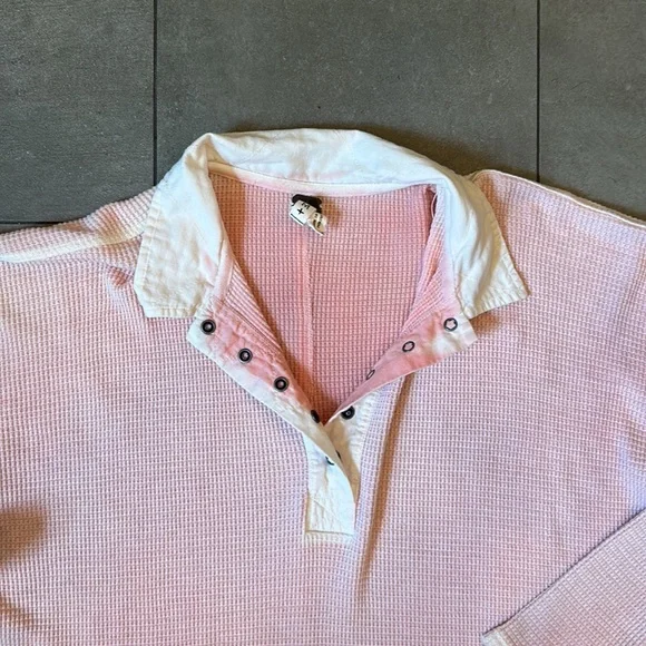 We The Free Long Sleeve Thermal Shirt with Collar - Picture 7 of 10